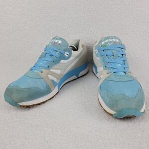 Diadora N9000 Nyl Blue Grotto Lunar Rock Mens US 12 / UK 11.5 / EUR 160827-c6177